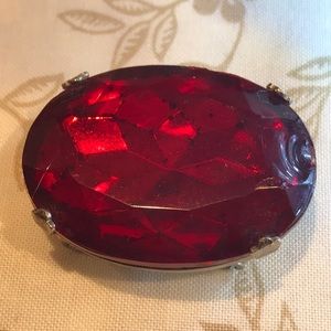 Ruby Brooch